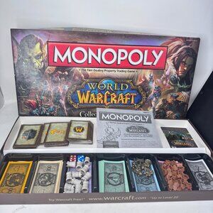 Monopoly World Of Warcraft Collectors Edition‎ Board Game Complete Set